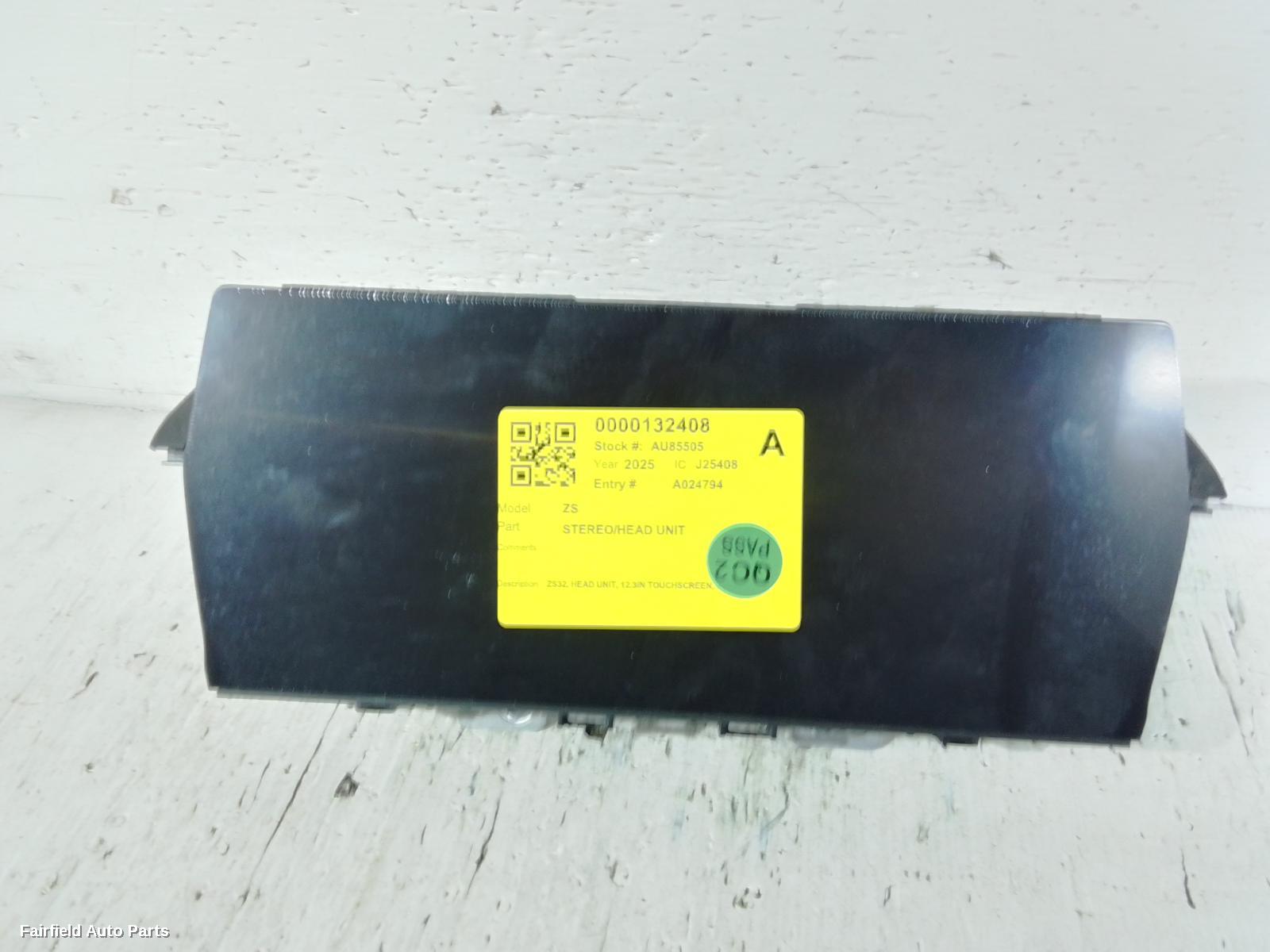 2024-2025 Mg Zs Radio Cd Dvd Sat Tv