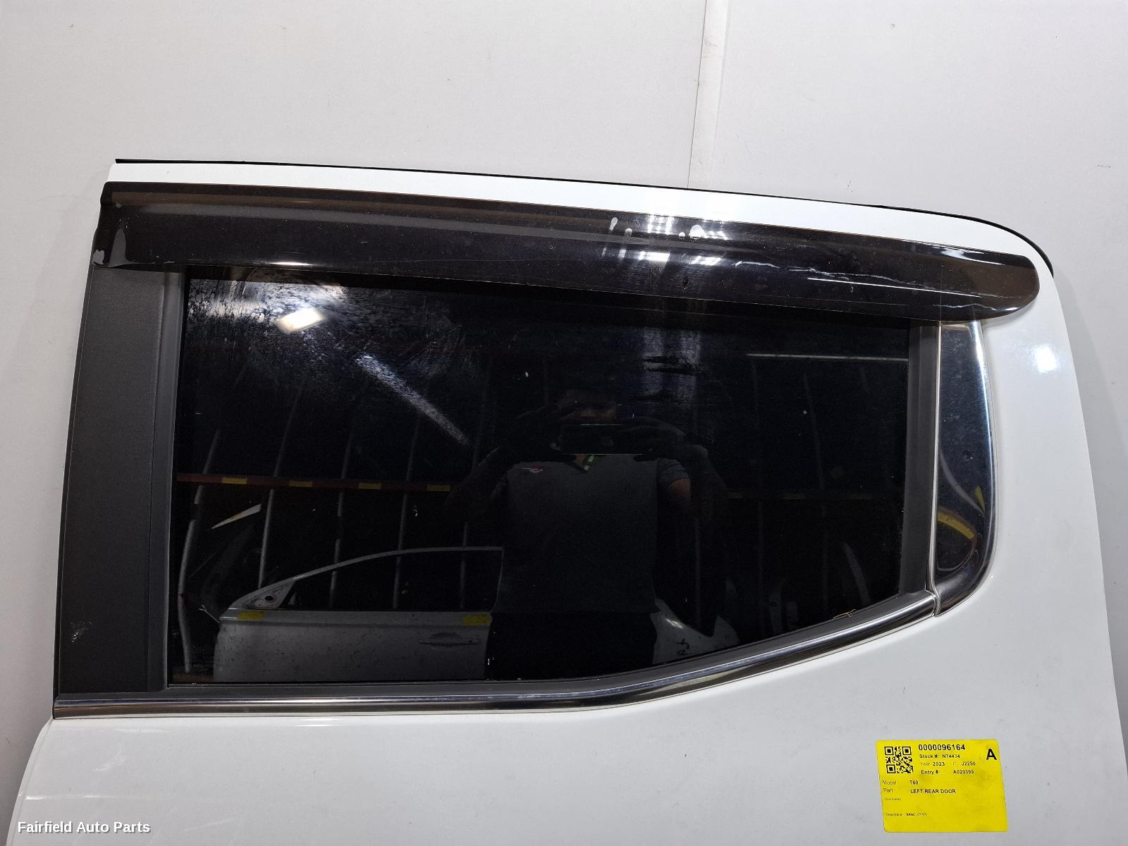 2017-2026 Ldv T60 Left Rear Door Sliding
