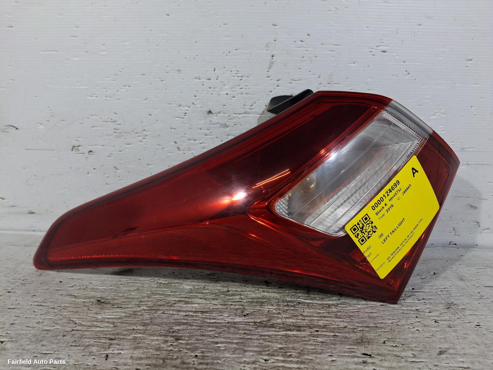 2012-2017 Hyundai I30 Left Taillight