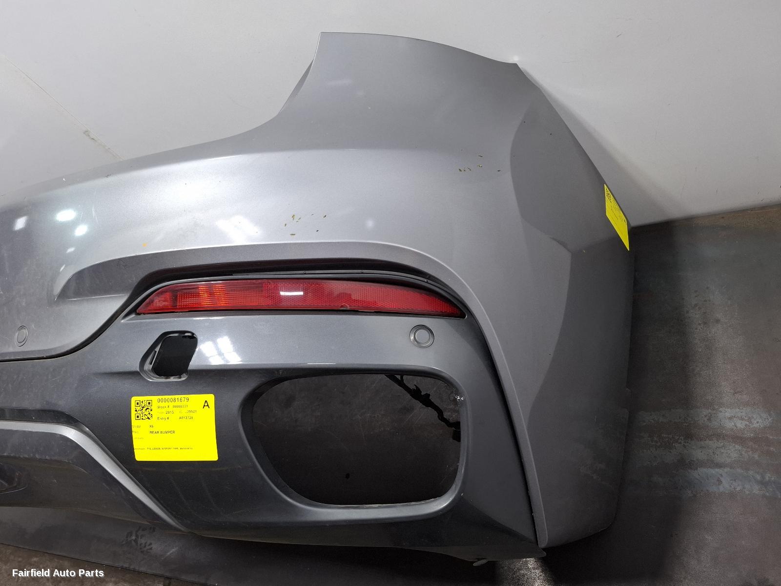 2014-2019 Bmw X6 Rear Bumper