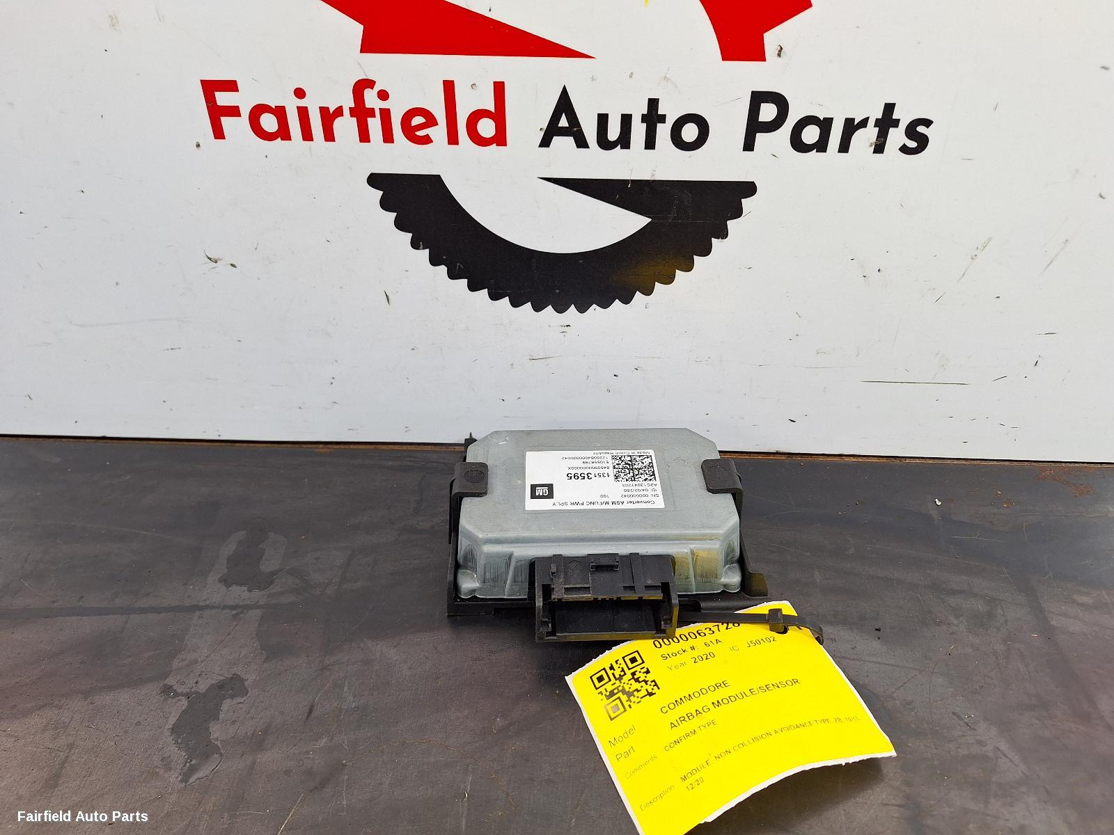 2017-2020 Holden Commodore Airbag Module Sensor