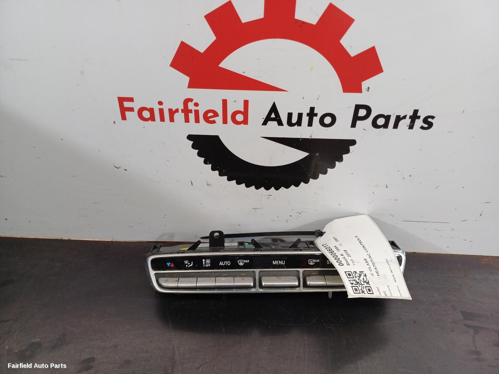 2014-2023 Mercedes C Class Heater Ac Controls