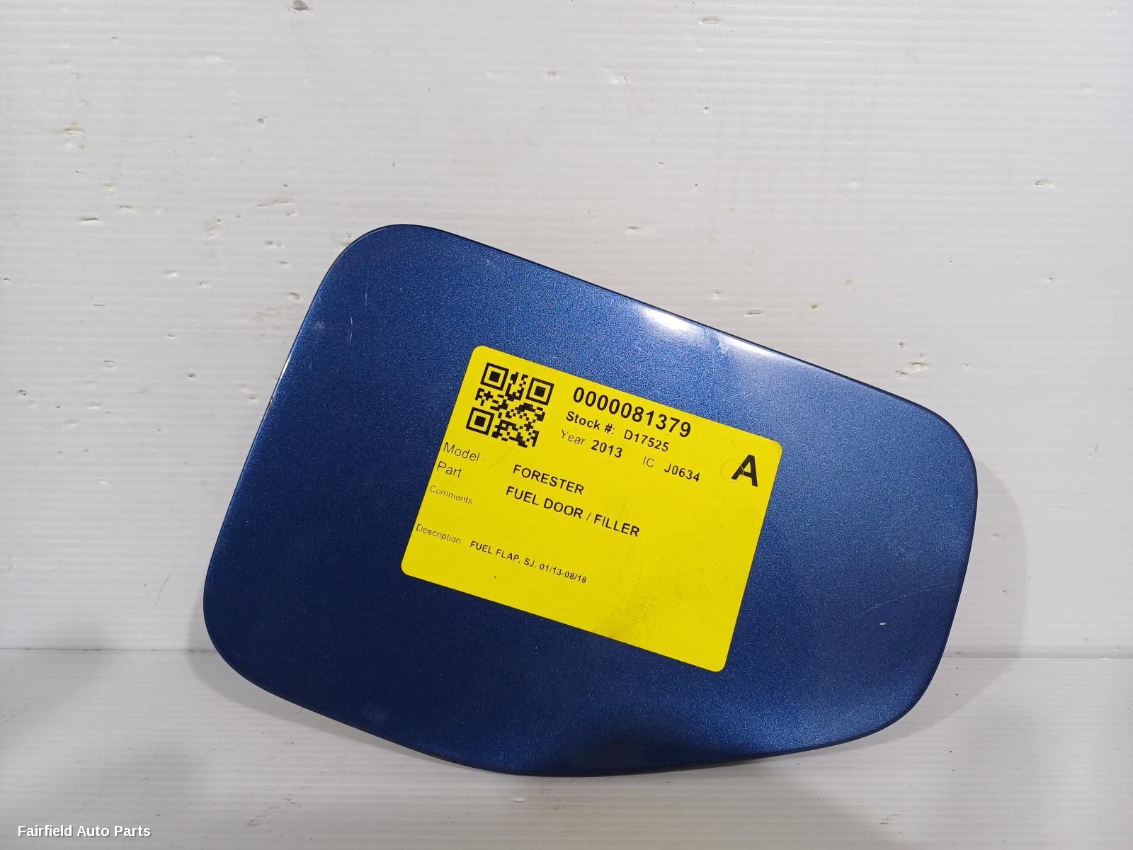 2013-2018 Subaru Forester Fuel Door   Filler