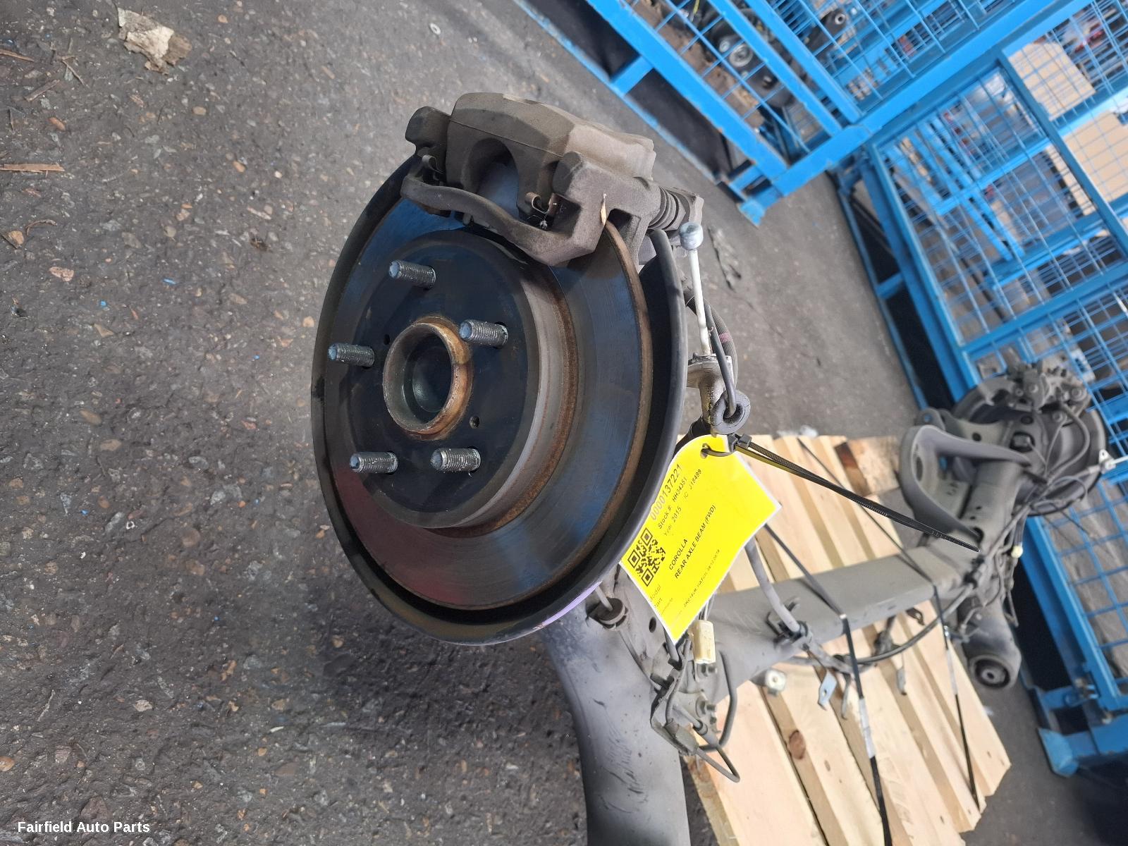 2012-2018 Toyota Corolla Rear Axle Beam  Fwd