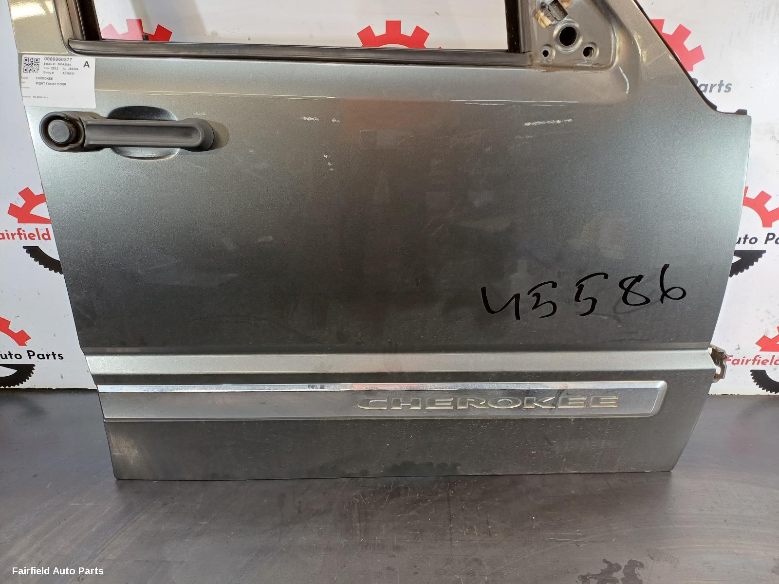 2008-2012 Jeep Cherokee Right Front Door