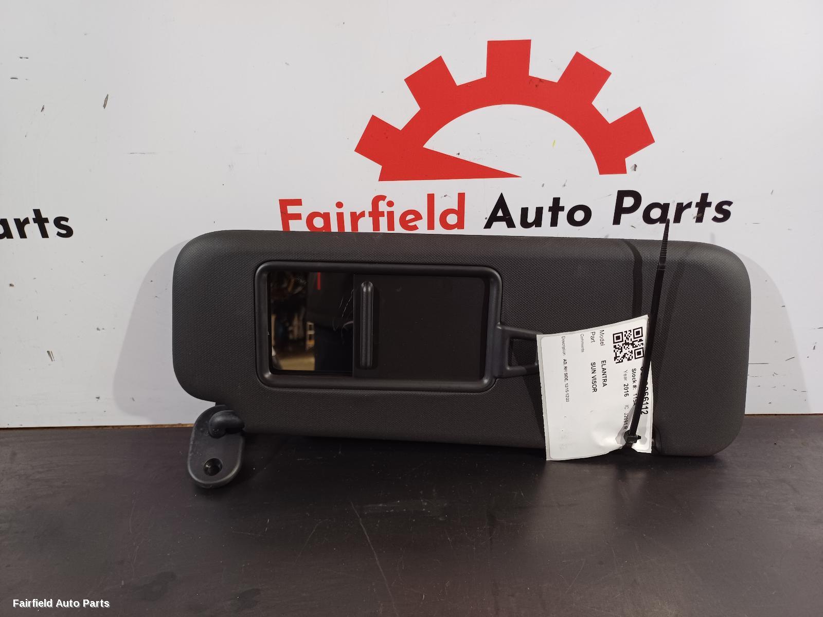 2015-2020 Hyundai Elantra Sunvisor
