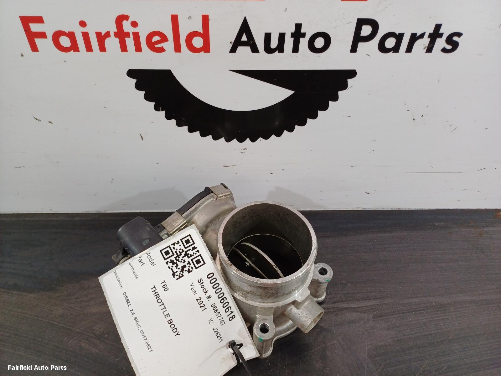 2017-2021 Ldv T60 Throttle Body