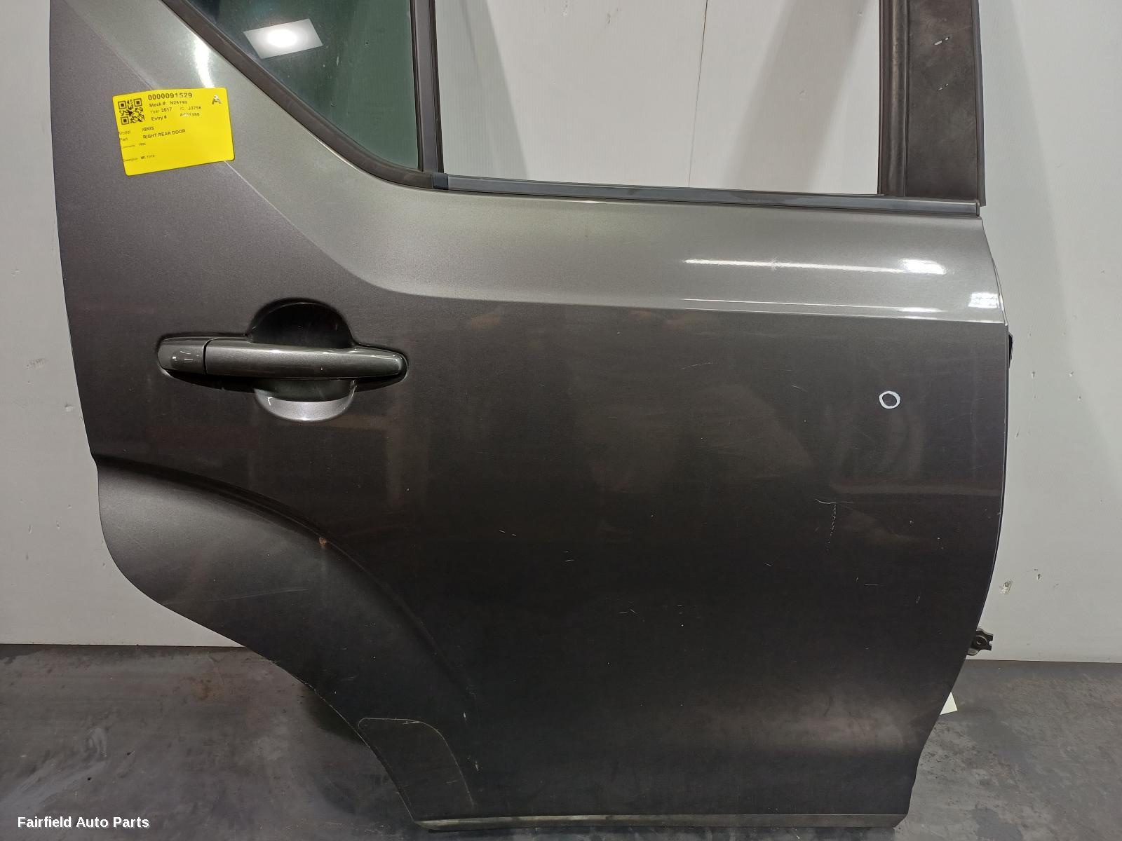 2016-2026 Suzuki Ignis Right Rear Door Sliding