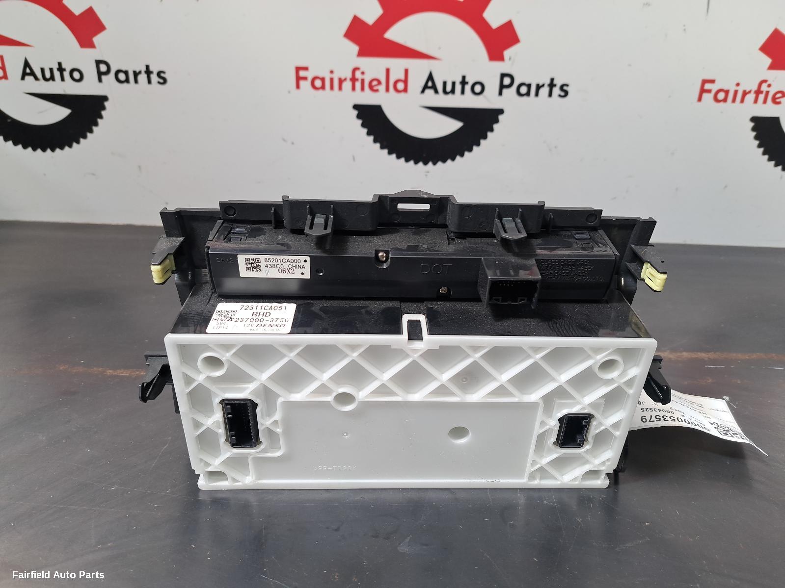 2012-2021 Toyota 86 Heater Ac Controls