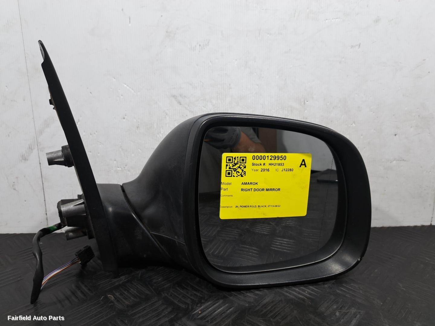 2013-2022 Volkswagen Amarok Right Door Mirror