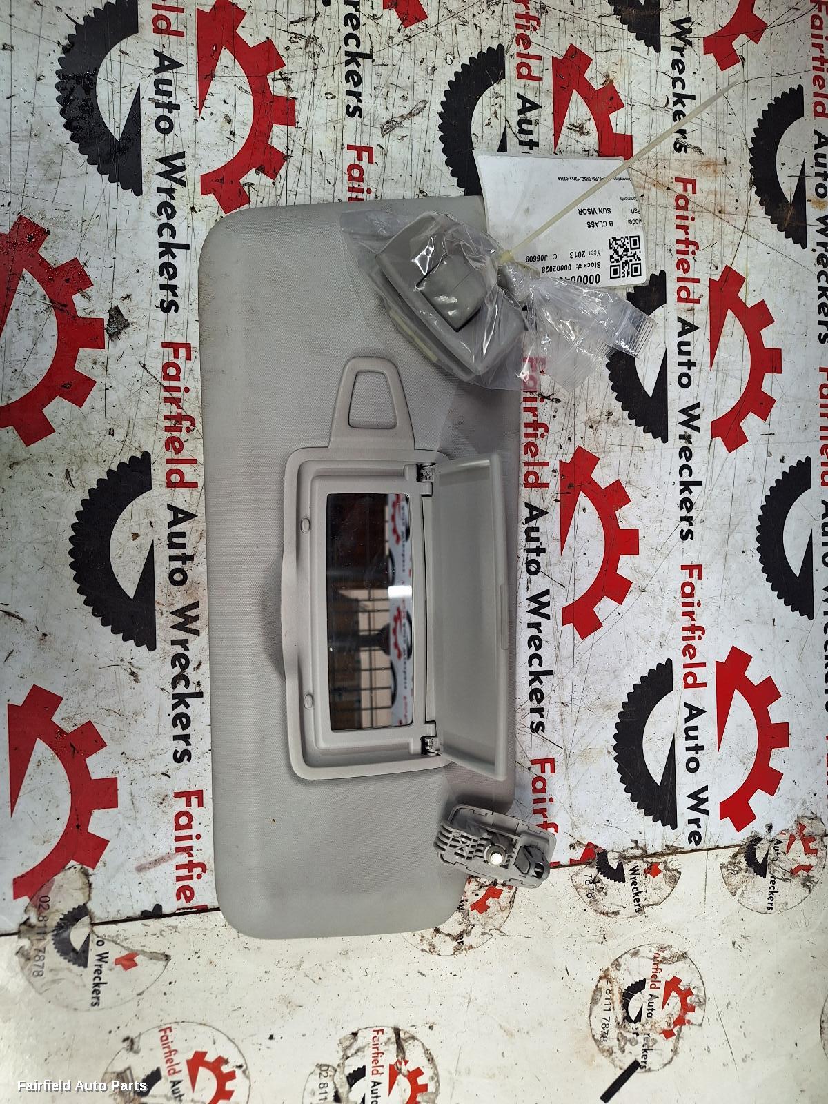 2011-2019 Mercedes B Class Sunvisor