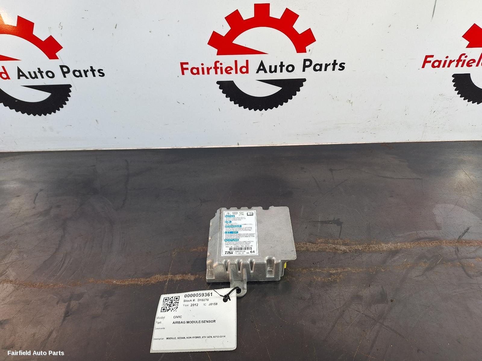 2012-2014 Honda Civic Airbag Module Sensor
