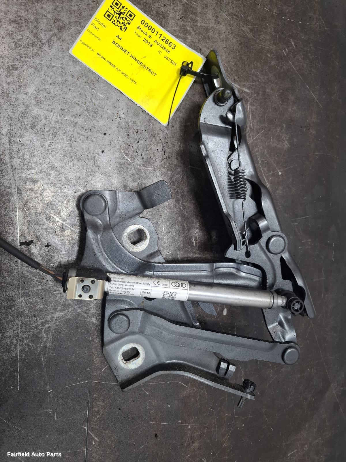 2015-2025 Audi A4 Bonnet Hinge Strut
