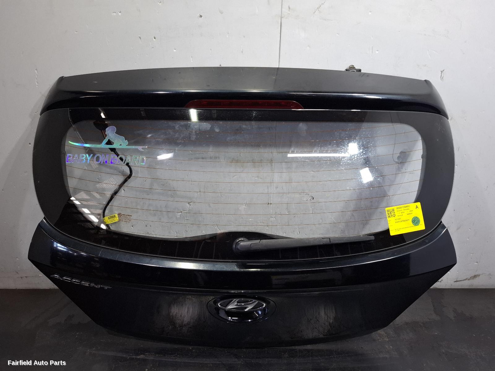 2011-2014 Hyundai Accent Bootlid Tailgate