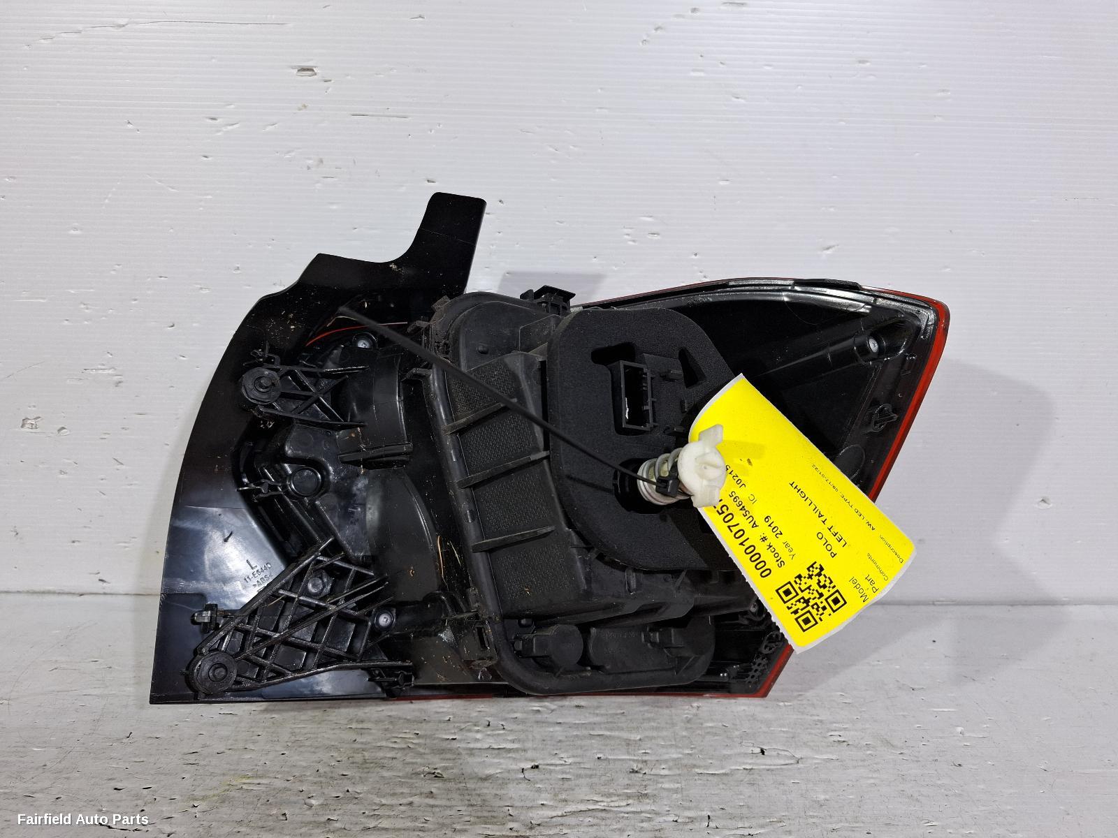2017-2022 Volkswagen Polo Left Taillight