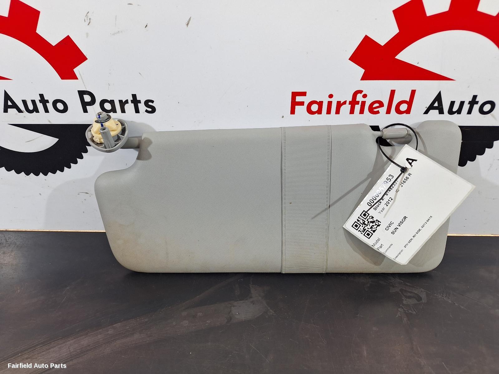 2012-2016 Honda Civic Sunvisor