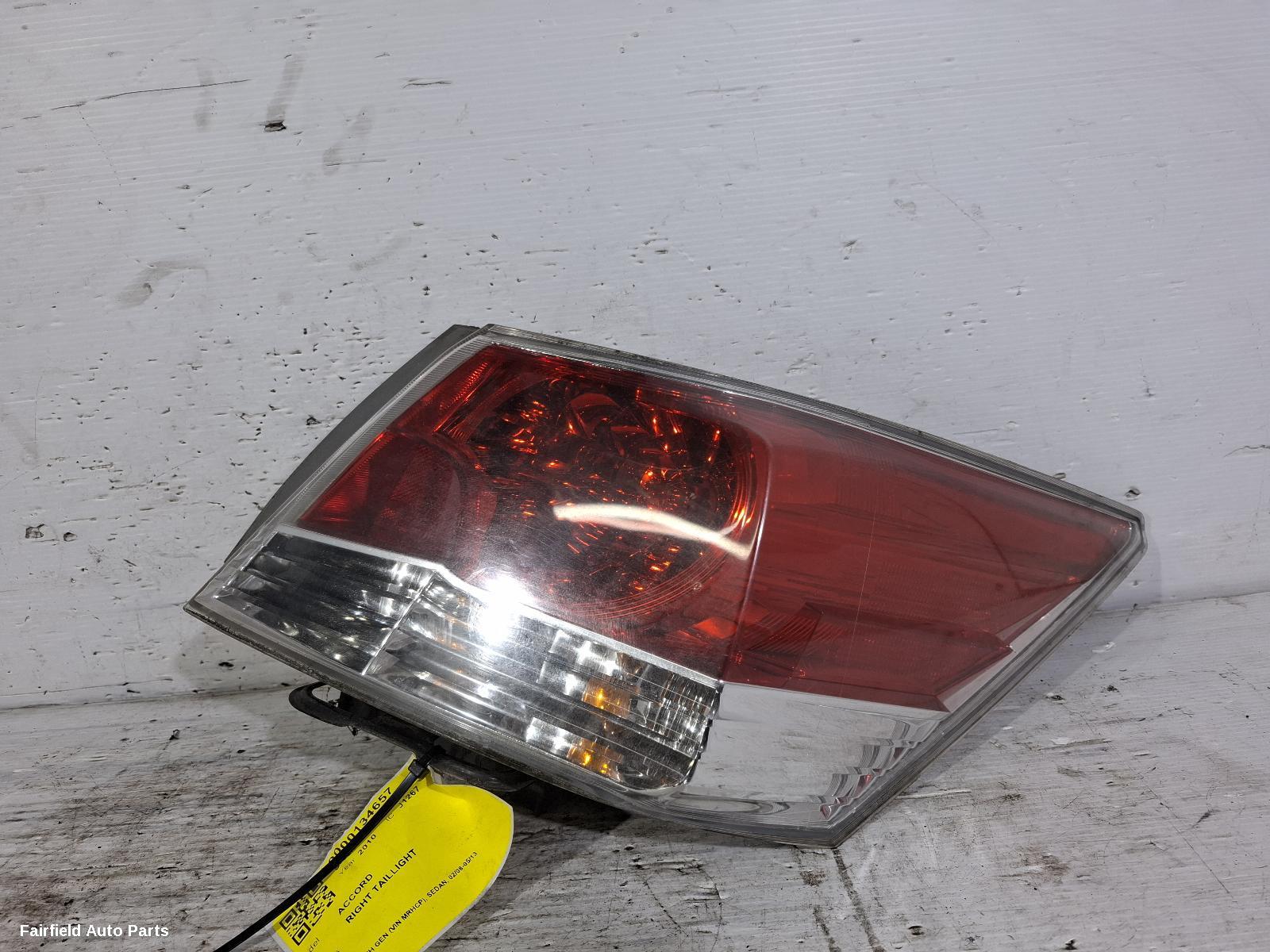 2008-2013 Honda Accord Right Taillight