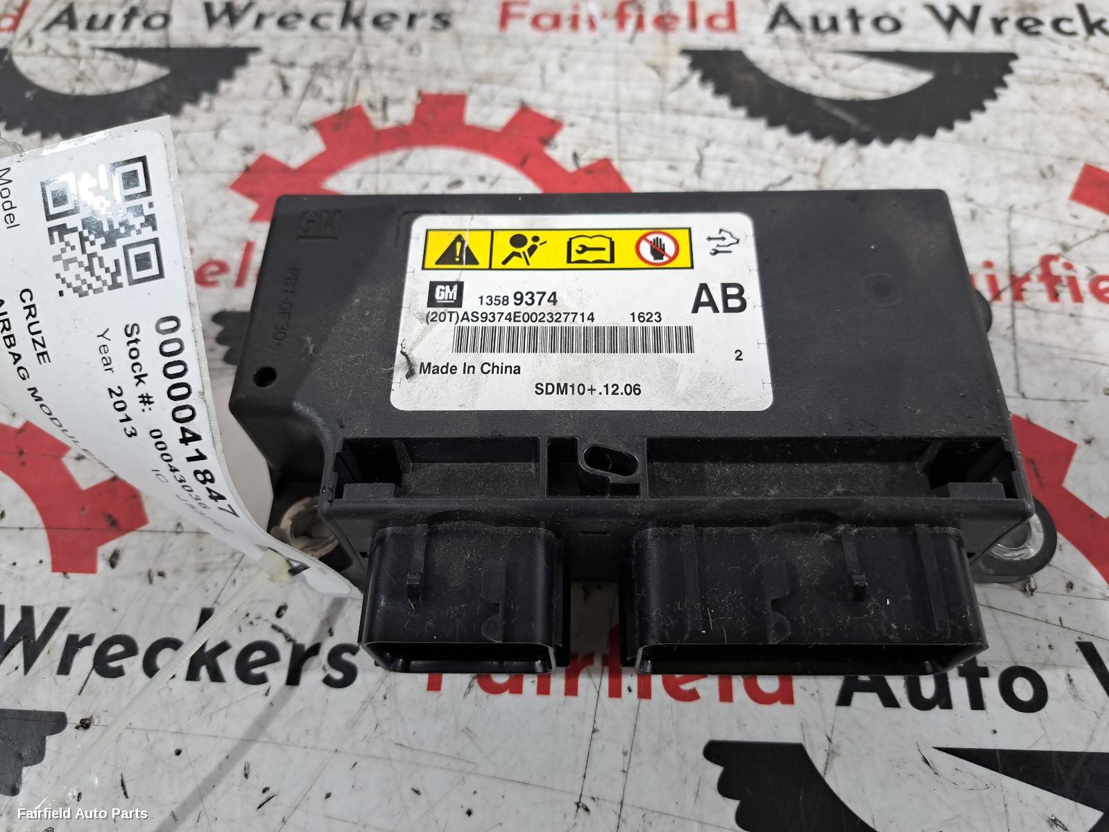 2011-2017 Holden Cruze Airbag Module Sensor