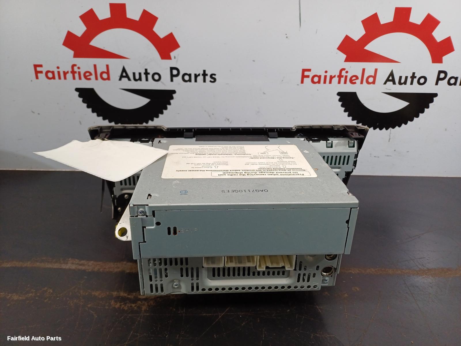 2003-2005 Lexus Rx Series Radio Cd Dvd Sat Tv