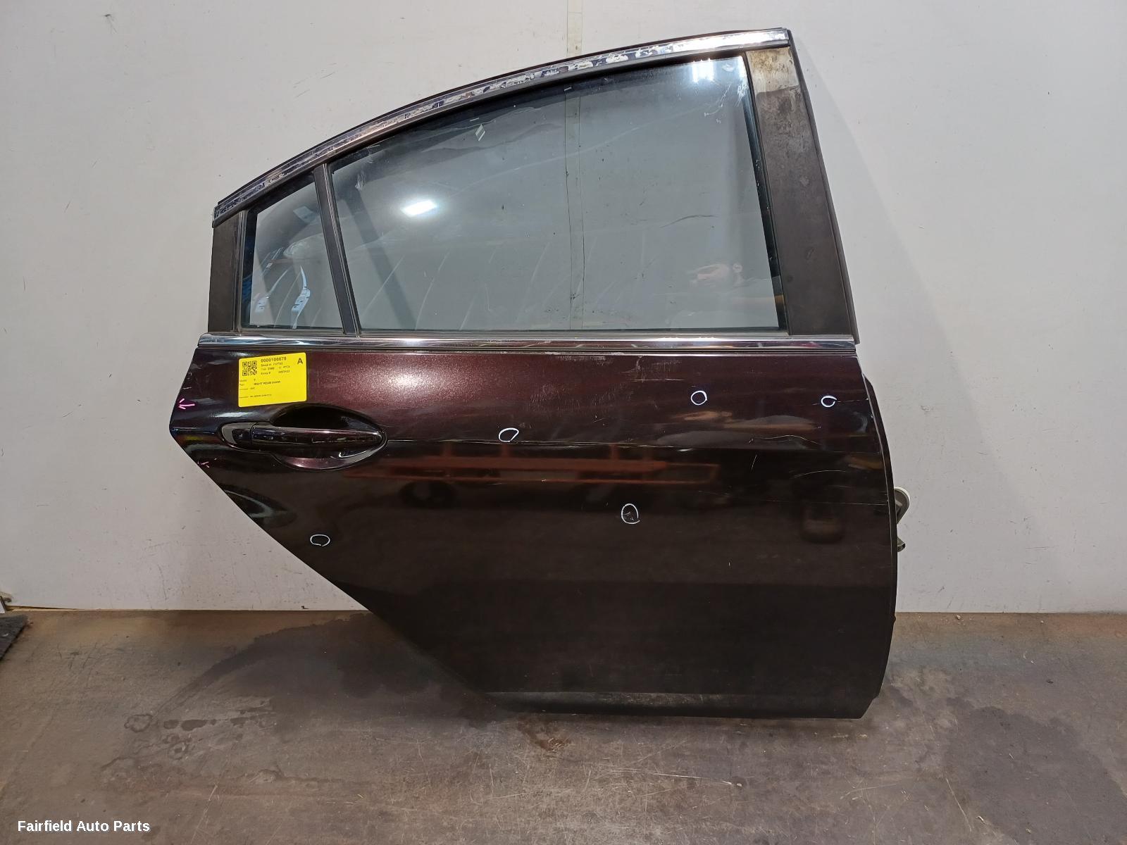 2008-2012 Mazda 6 Right Rear Door Sliding