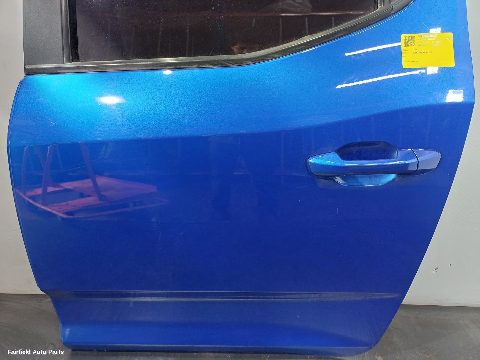 2017-2026 Ldv T60 Left Rear Door Sliding