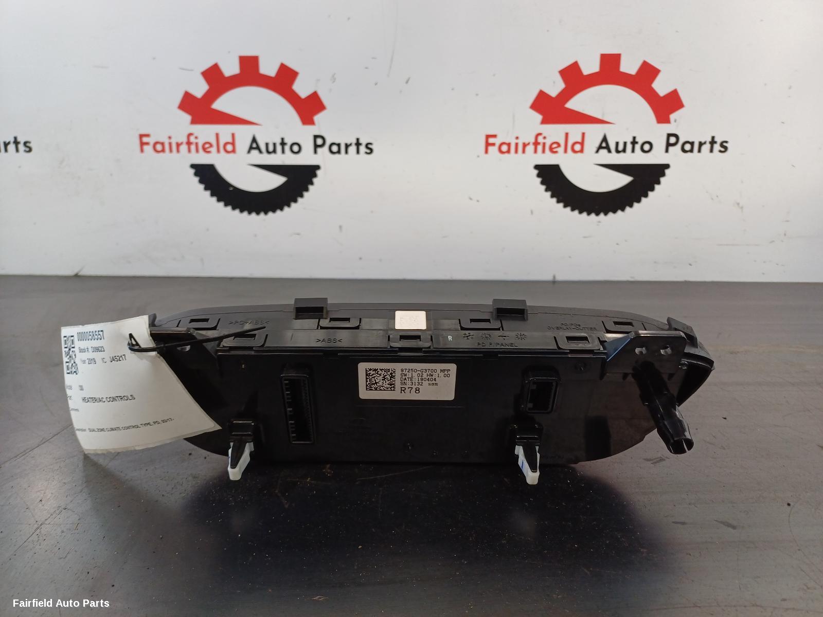 2017-2025 Hyundai I30 Heater Ac Controls