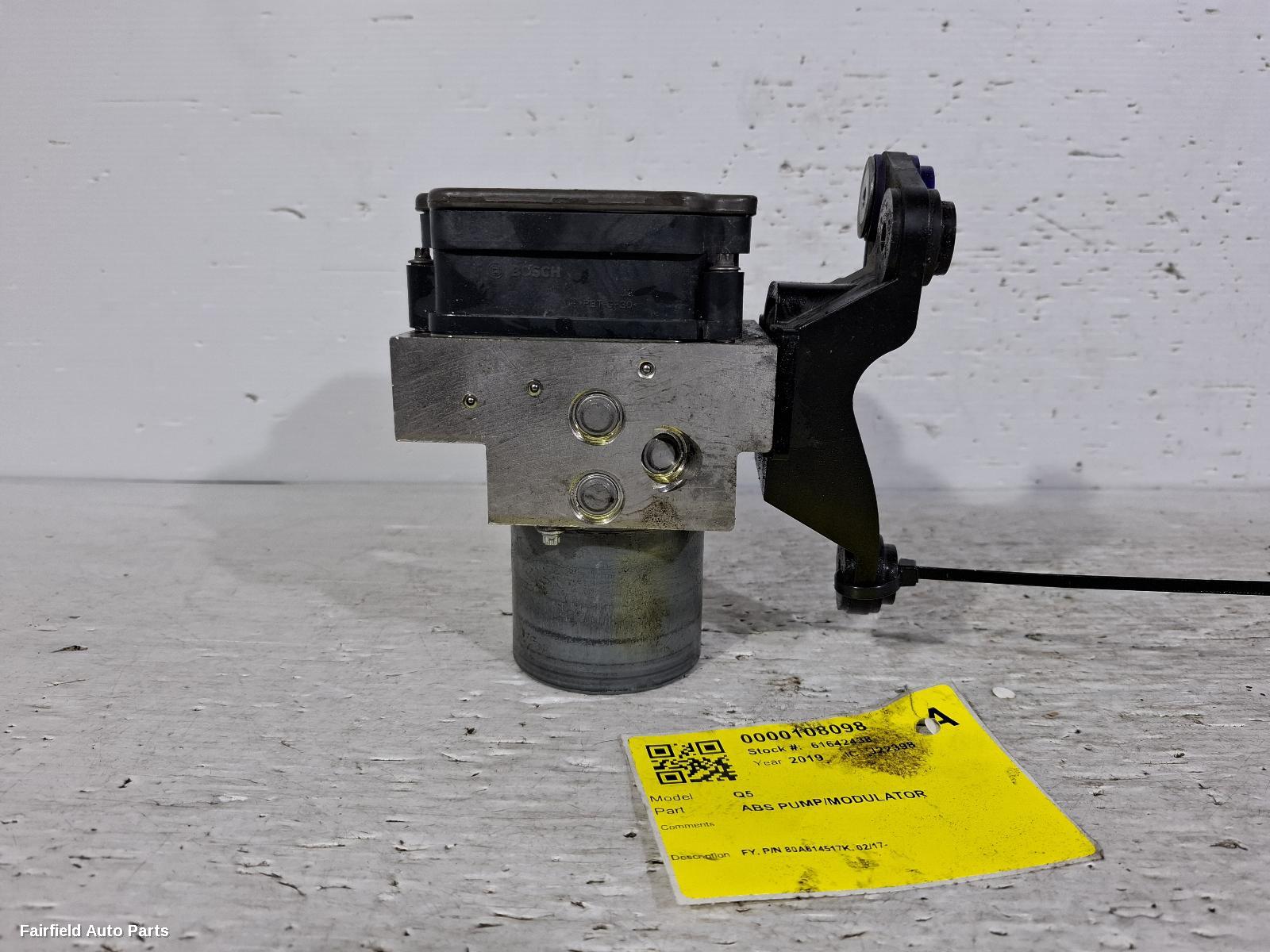 2017-2025 Audi Q5 Abs Pump Modulator