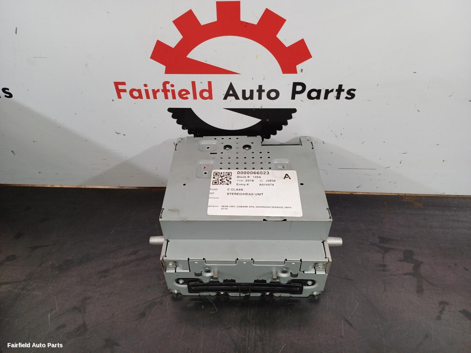 2014-2018 Mercedes C Class Radio Cd Dvd Sat Tv