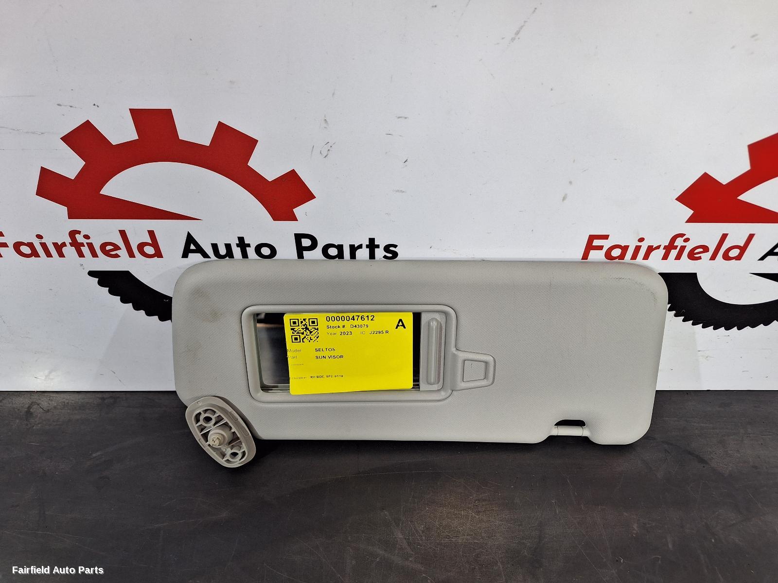 2019-2025 Kia Seltos Sunvisor