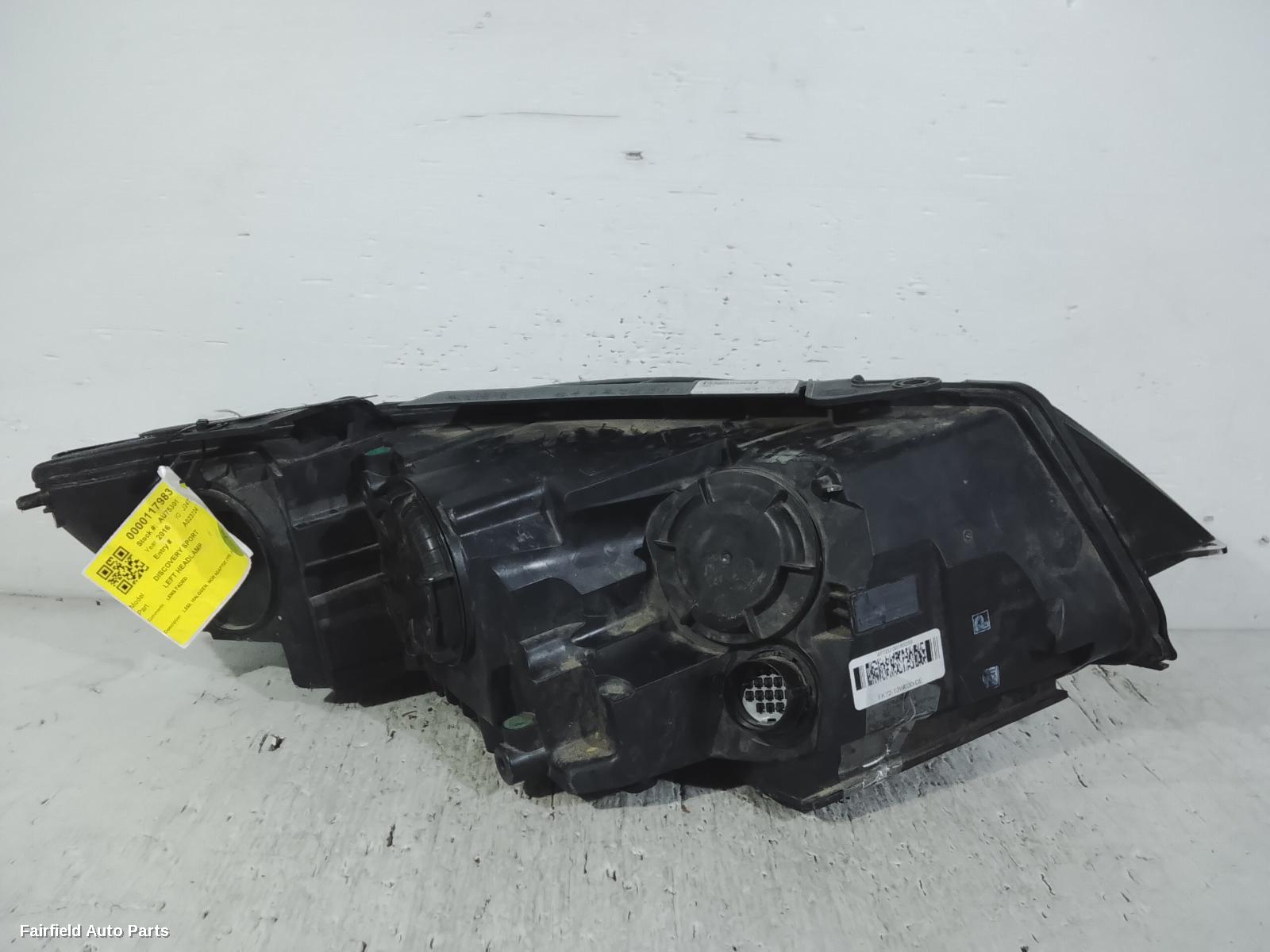 2015-2019 Land Rover Discovery Sport Left Headlamp