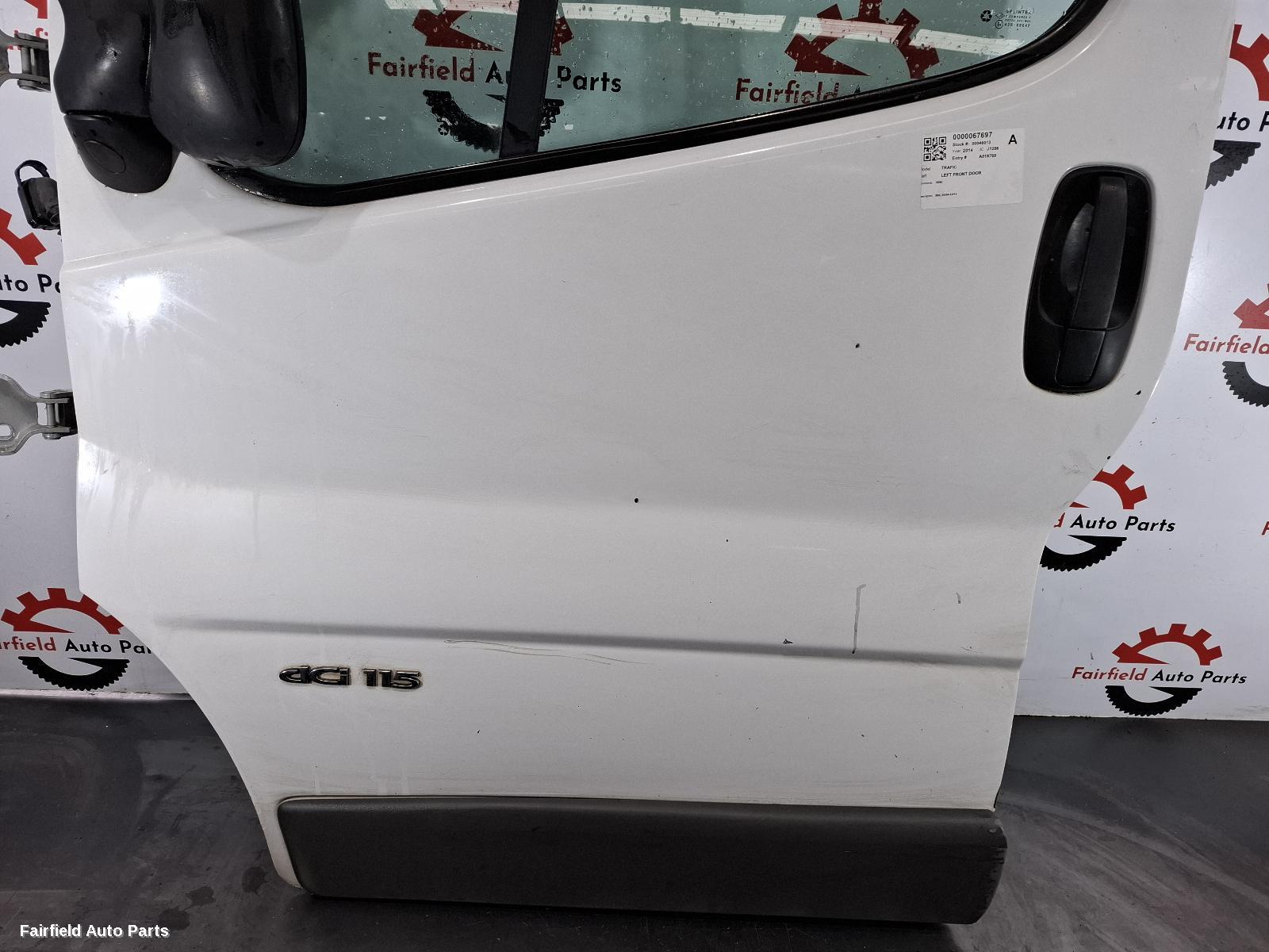 2004-2014 Renault Trafic Left Front Door