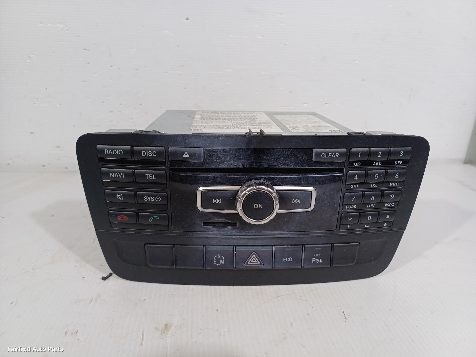 2012-2018 Mercedes A Class Radio Cd Dvd Sat Tv