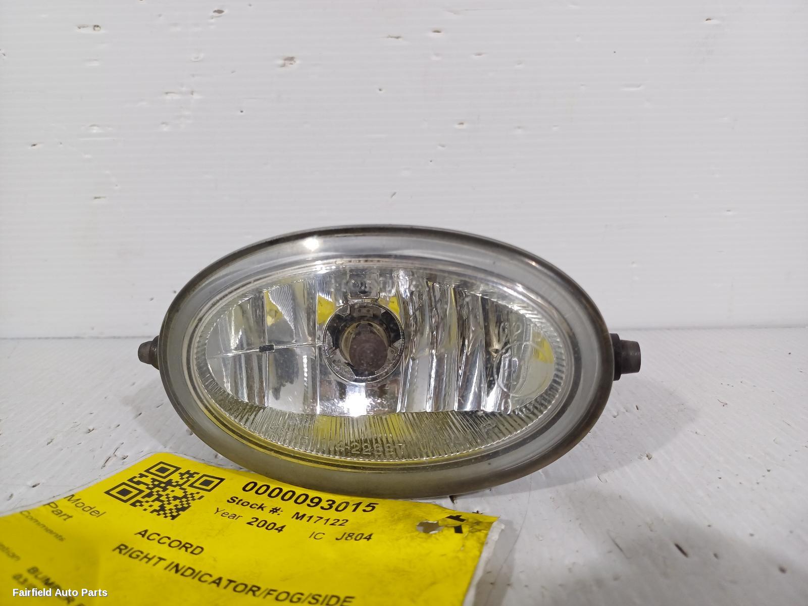2003-2005 Honda Accord Right Indicator Fog Side