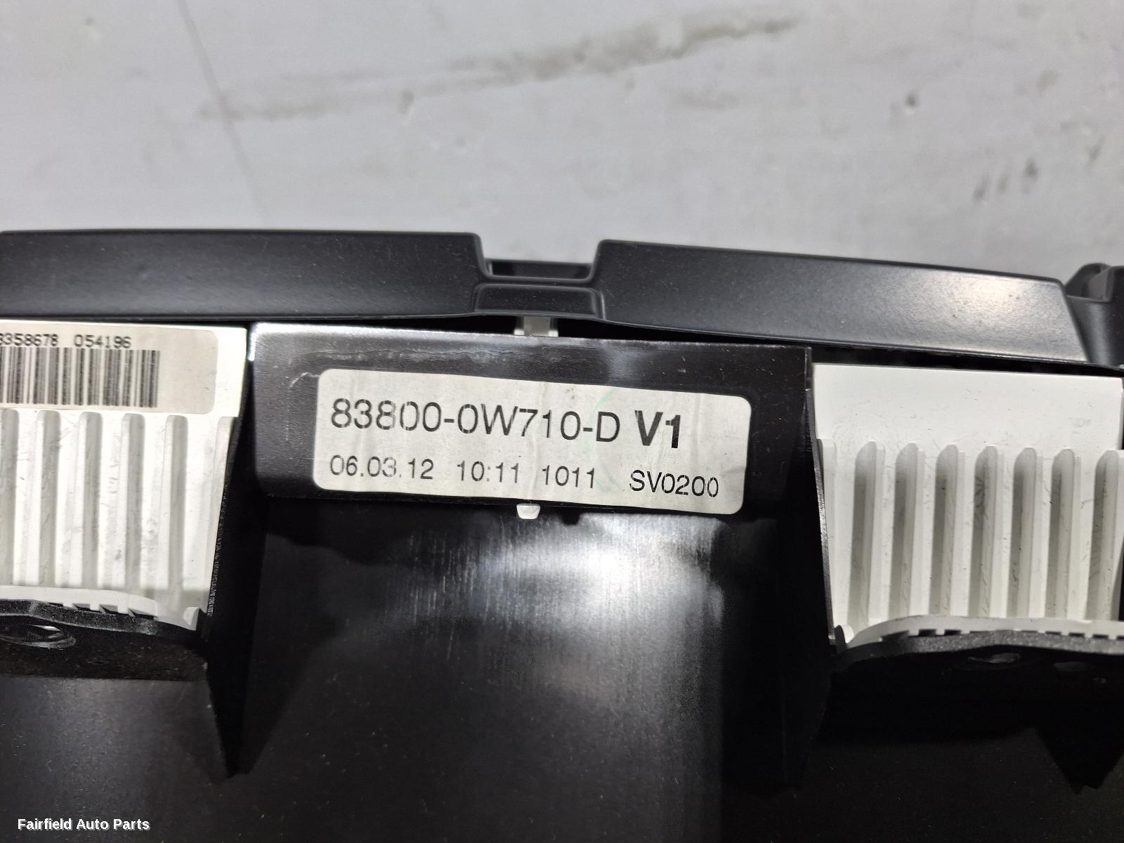 2009-2012 Toyota Corolla Instrument Cluster