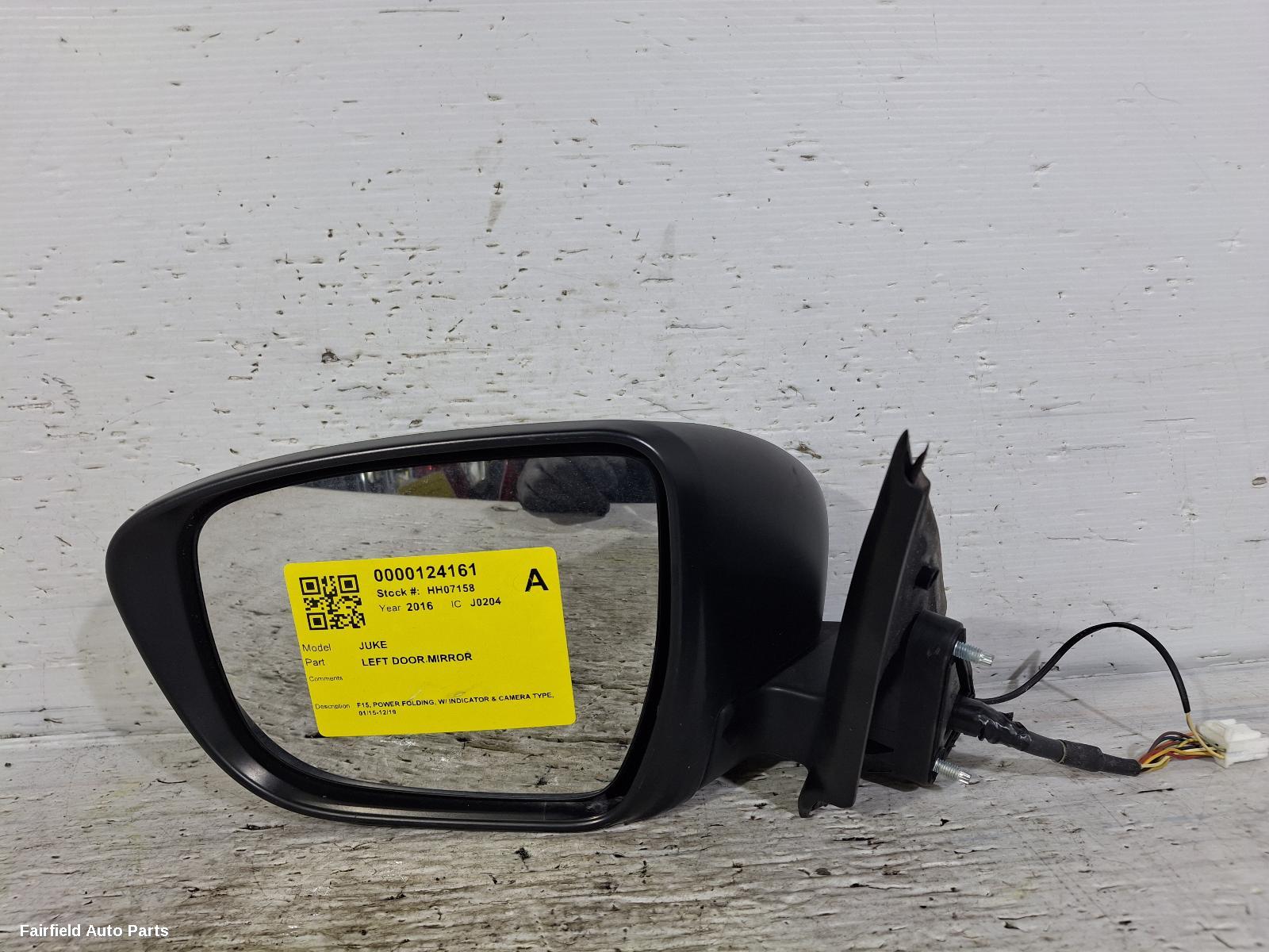 2015-2019 Nissan Juke Left Door Mirror