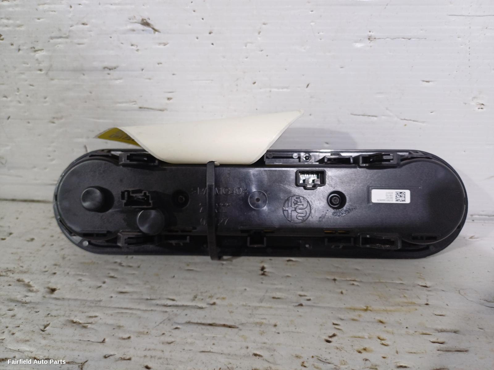 2018-2026 Alfa Romeo Stelvio Heater Ac Controls