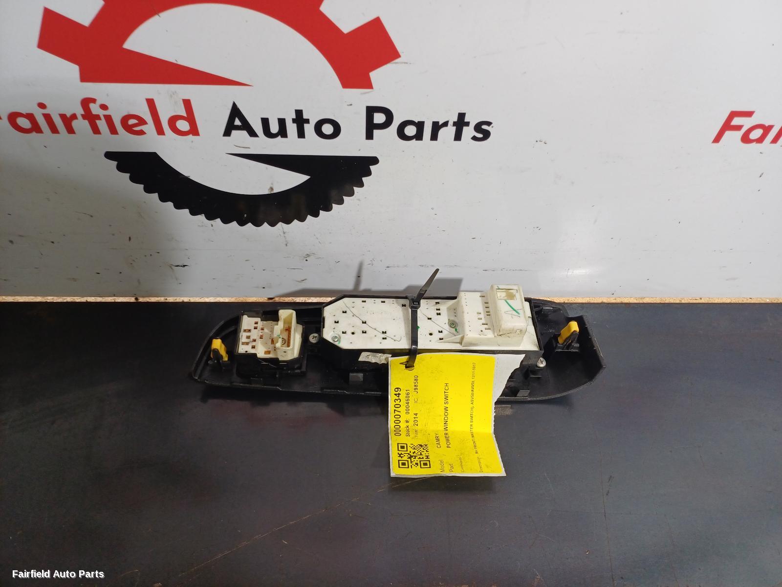 2011-2017 Toyota Camry Pwr Dr Wind Switch