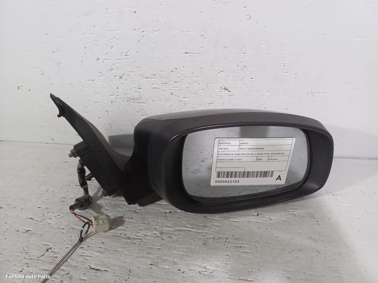 2004-2011 Suzuki Swift Right Door Mirror