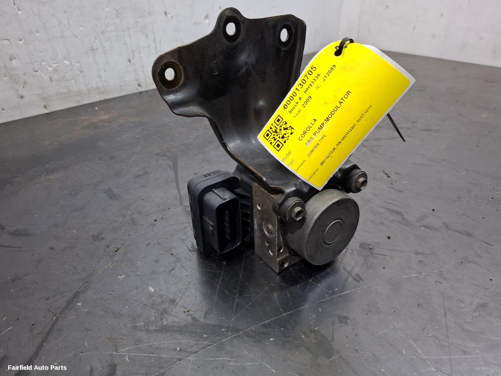2007-2013 Toyota Corolla Abs Pump Modulator