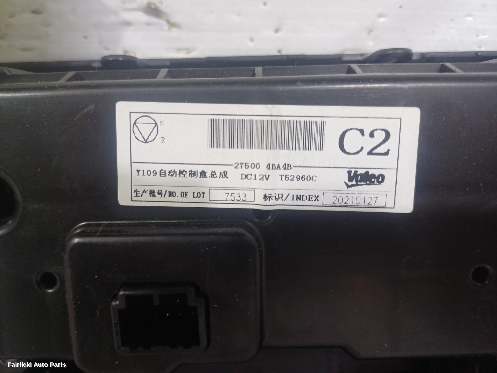 2014-2022 Nissan Xtrail Heater Ac Controls