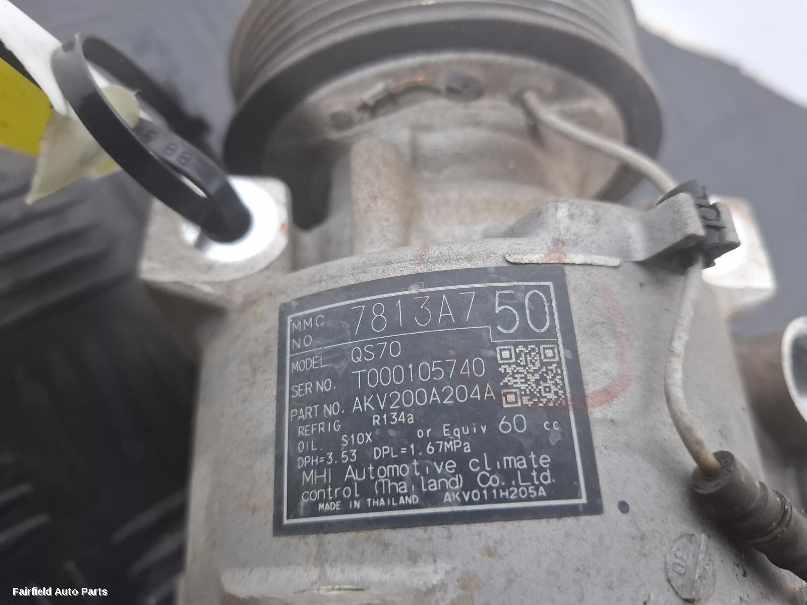 2012-2024 Mitsubishi Asx A C Compressor