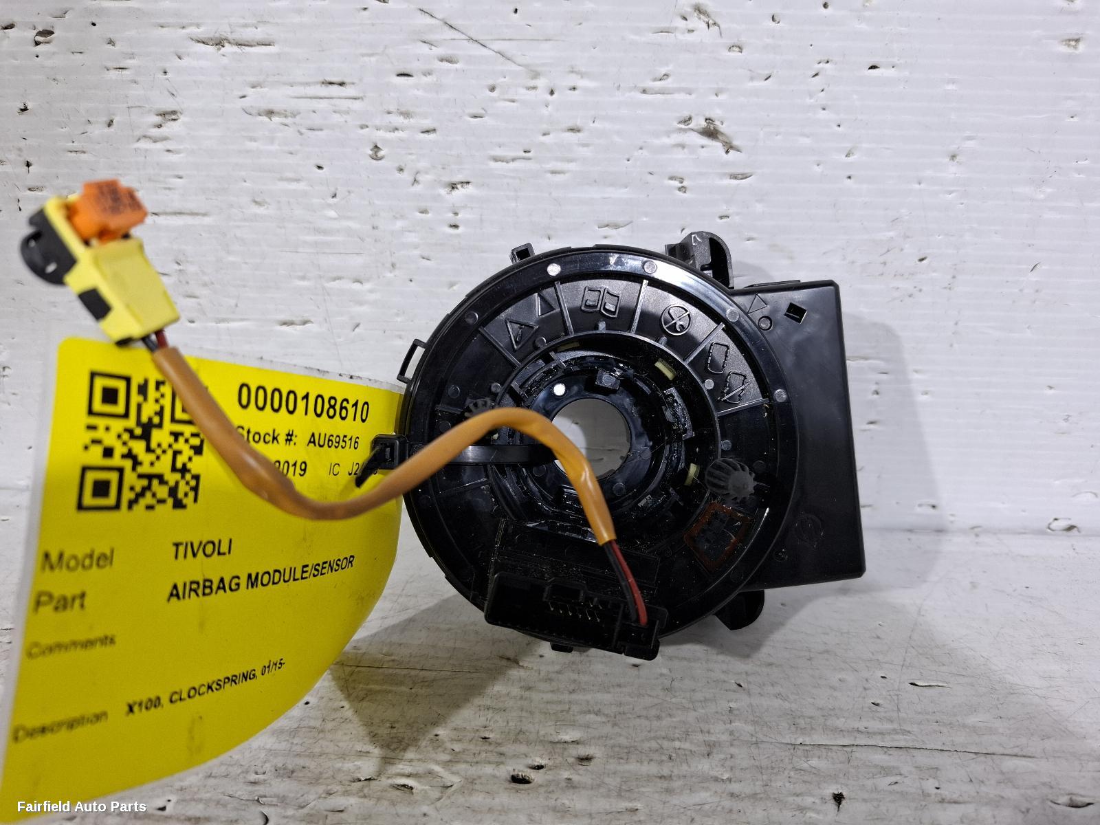2015-2025 Ssangyong Tivoli Airbag Module Sensor