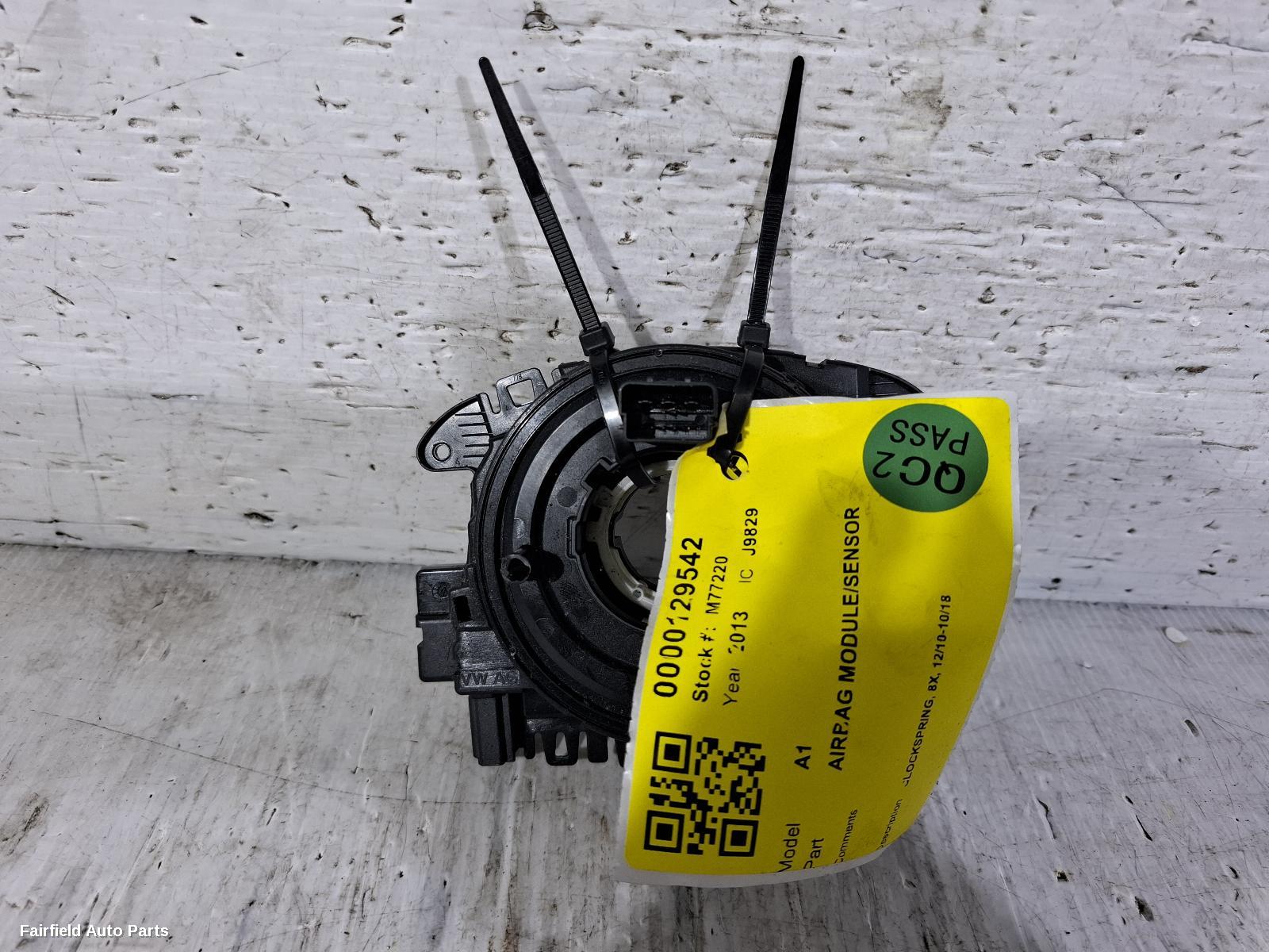 2010-2018 Audi A1 Airbag Module Sensor