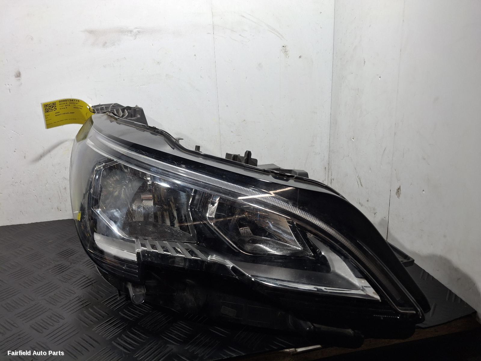 2016-2020 Peugeot 3008 Right Headlamp