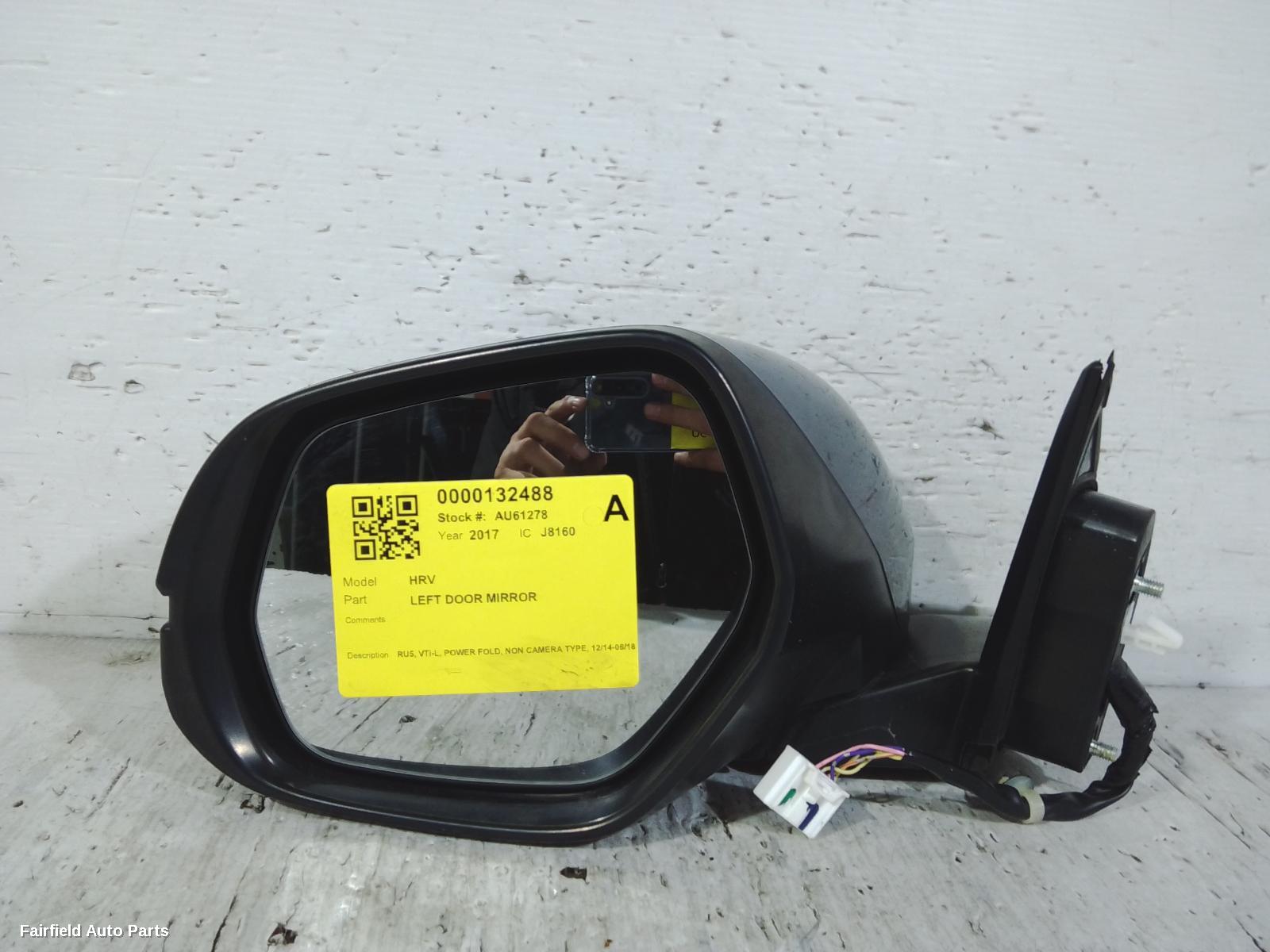 2014-2018 Honda Hrv Left Door Mirror