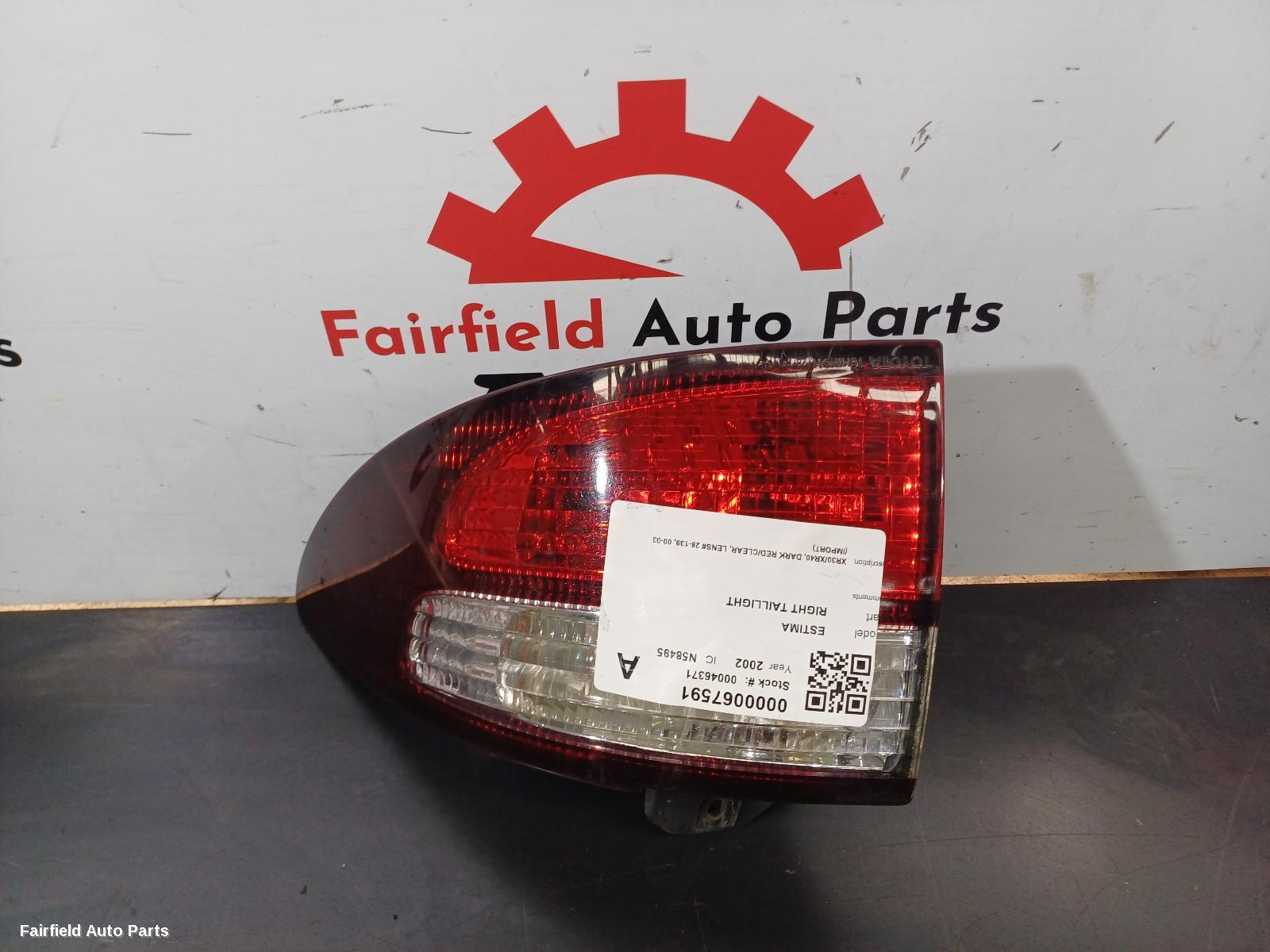 2000-2003 Toyota Estima Right Taillight