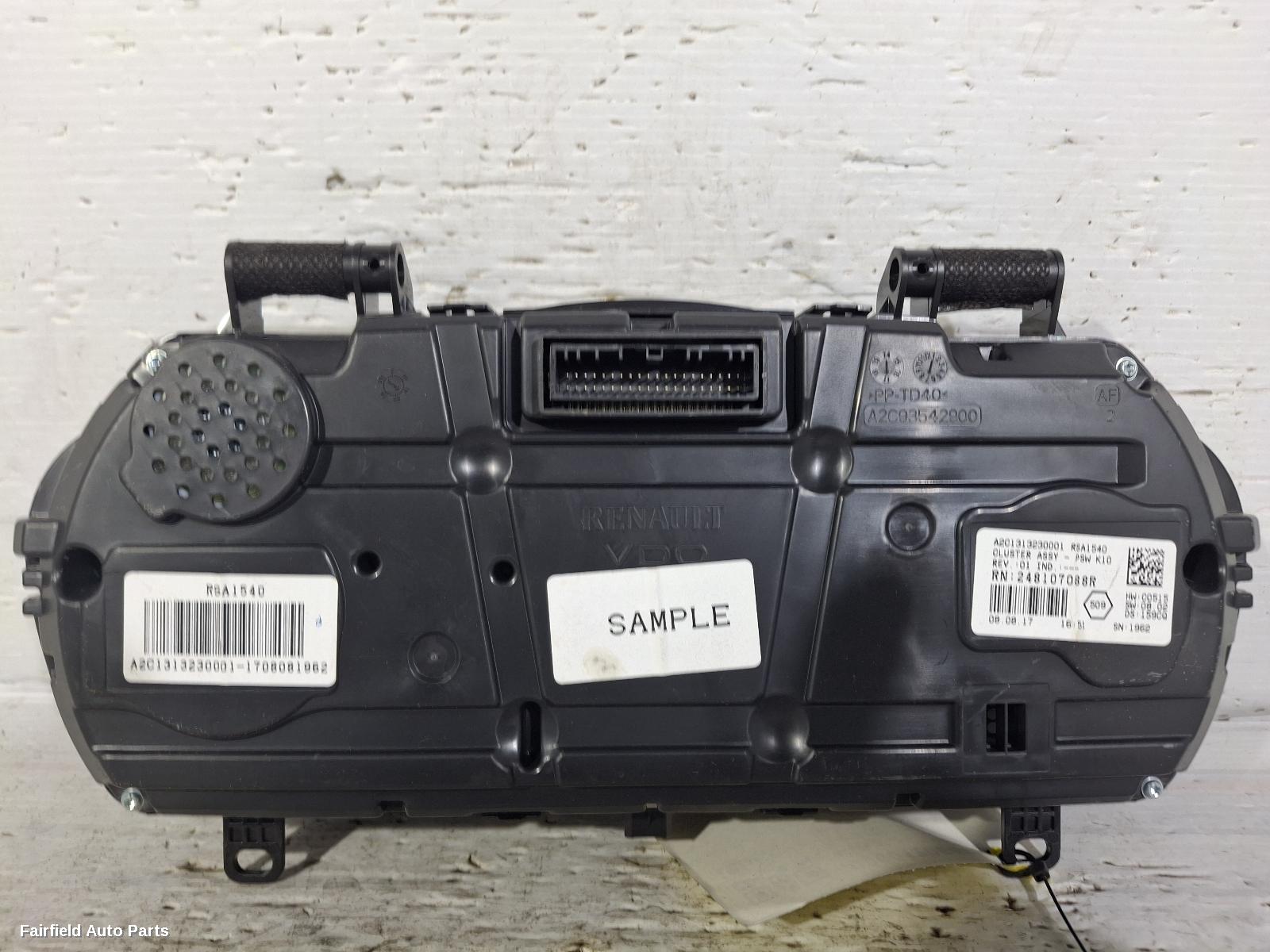 2016-2026 Renault Kaleos Instrument Cluster