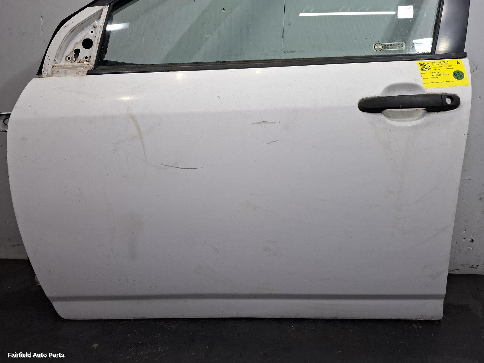 2003-2007 Toyota Corolla Left Front Door