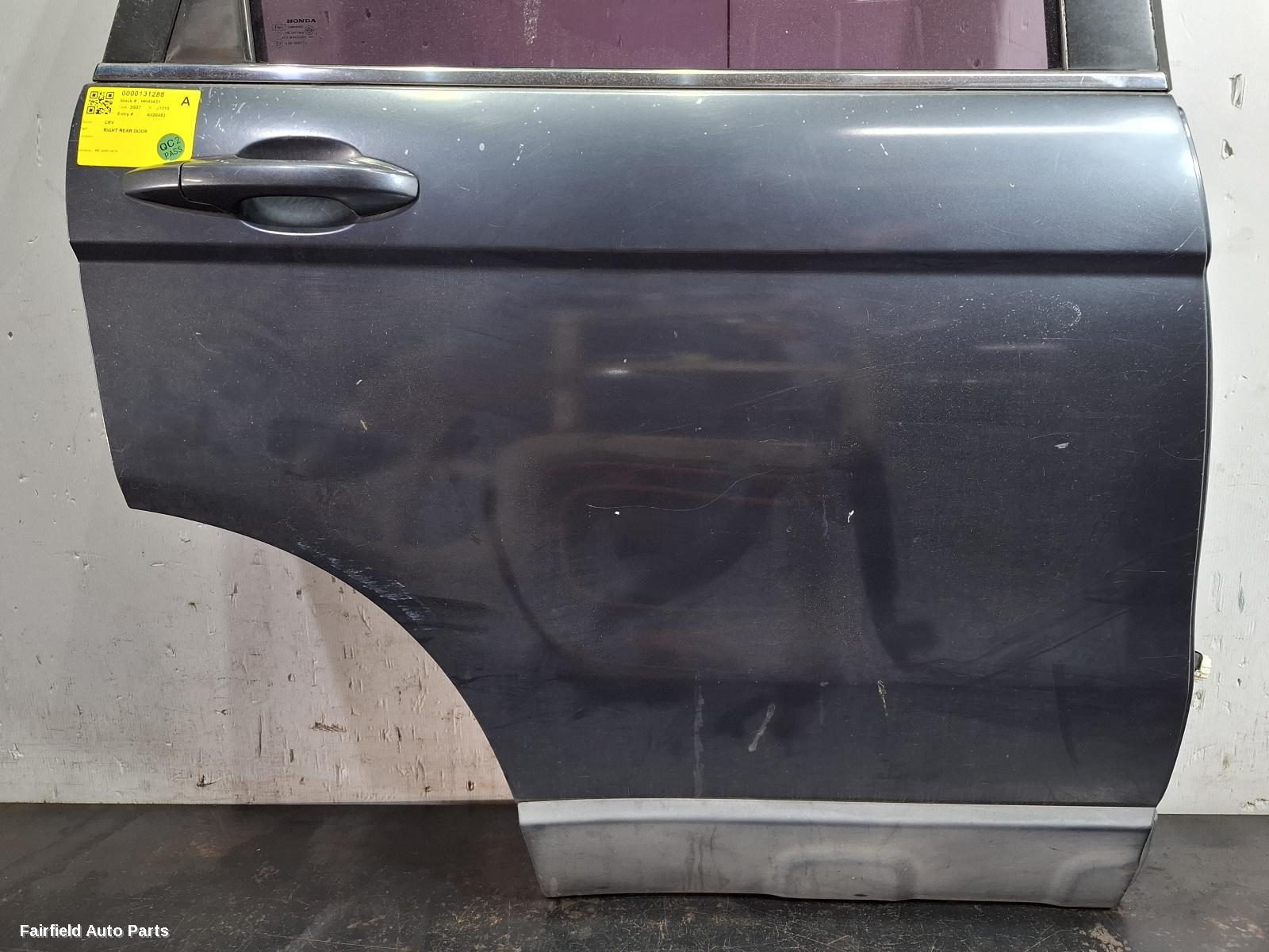 2007-2012 Honda Crv Right Rear Door Sliding