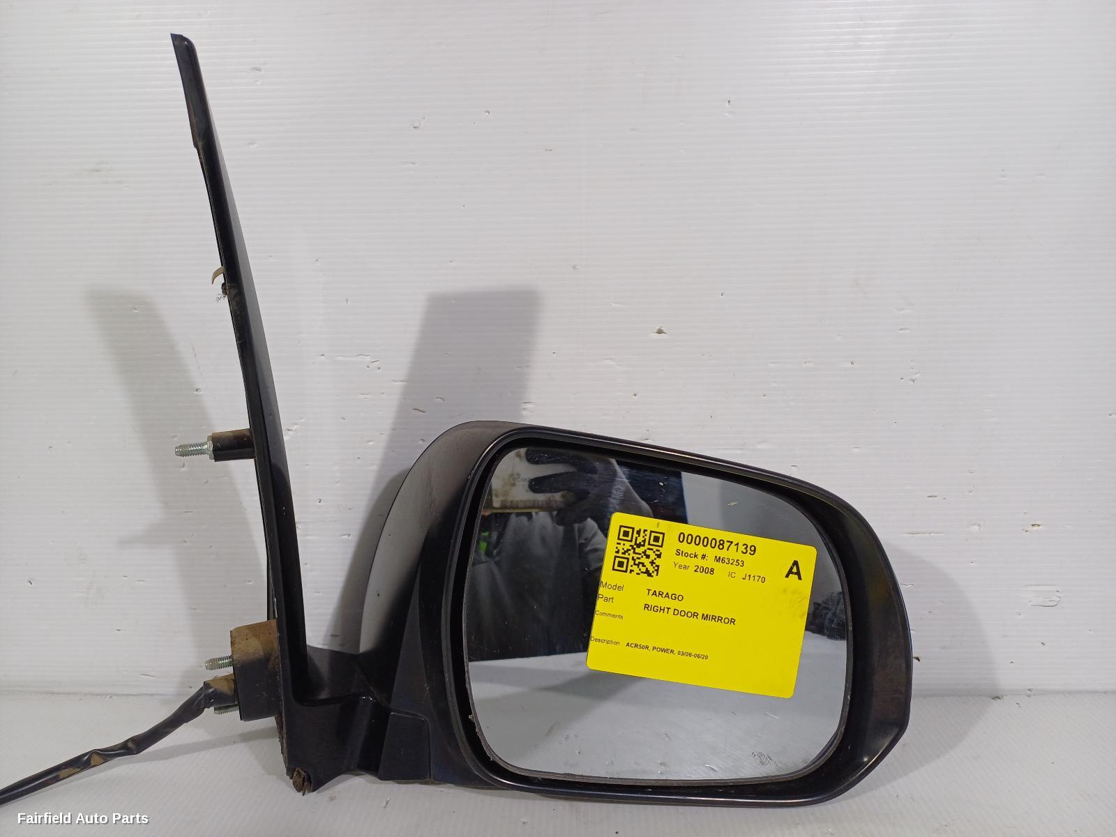 2006-2020 Toyota Tarago Right Door Mirror